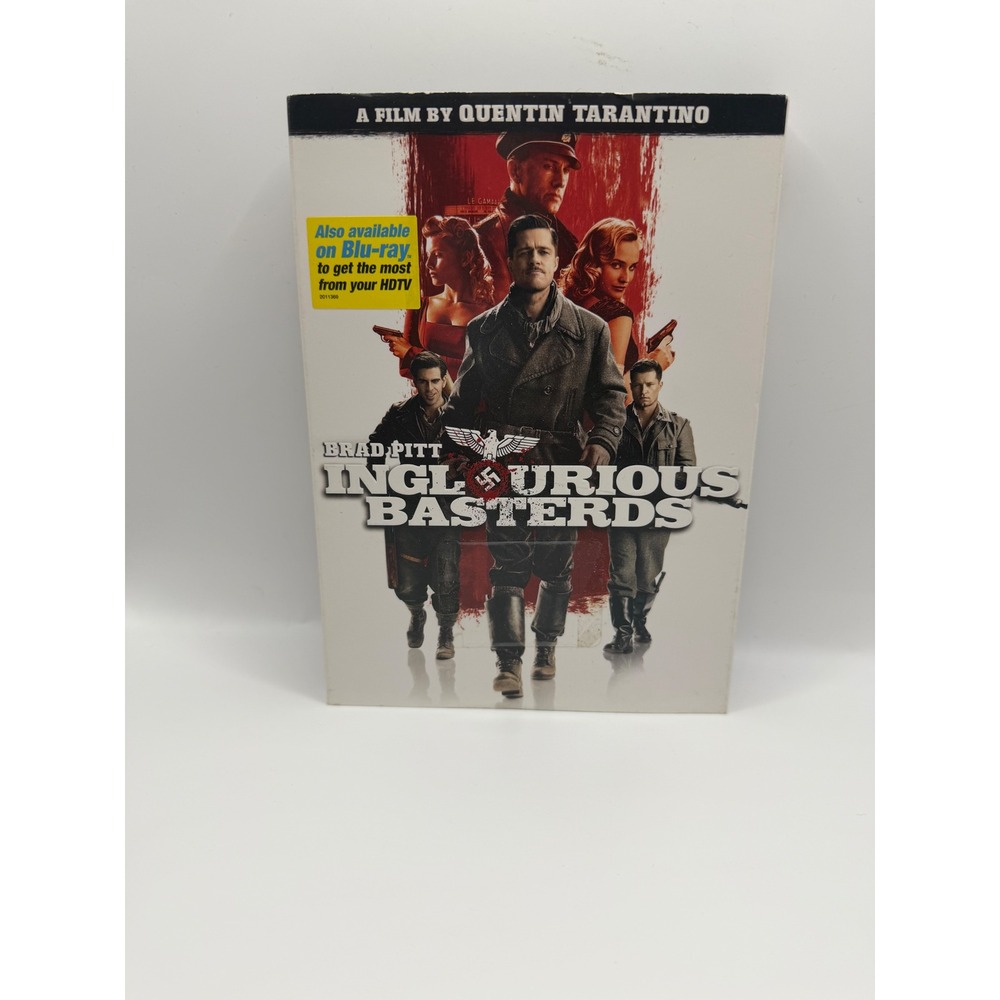 Inglourious Basterds DVD Quentin Tarantino Brad Pitt Widescreen WWII Slipcover